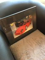 Ferrari foto ingelijst, Gebruikt, 1980 tot heden, Foto, Ophalen of Verzenden