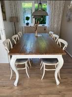 Mooie eethoek, Huis en Inrichting, Ophalen, Zo goed als nieuw, 4 tot 6 stoelen