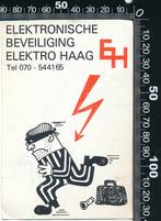 Sticker: Elektro Haag - Elektronische Beveiliging, Ophalen of Verzenden, Zo goed als nieuw, Bedrijf of Vereniging
