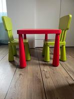 IKEA mammut Kindertafel met 2 Stoelen, Ophalen, Gebruikt, Tafel(s) en Stoel(en)