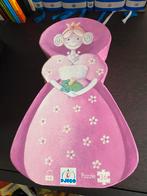 Djeco Puzzel Prinses en de Kikker +4 jaar, 10 tot 50 stukjes, Ophalen of Verzenden, Zo goed als nieuw, Van hout