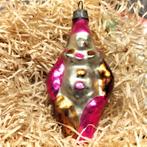 Oude kerstbal Pierrot clown., Ophalen of Verzenden, Gebruikt