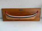 Wandmodel / doorsnede (hout) Noorse Nordlandsbåt vissersboot, Ophalen of Verzenden, Gebruikt, Zeilboot, Schaalmodel