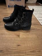 Zwarte enkellaarsjes met gespen mt 42, Zwart, Lage of Enkellaarzen, Nieuw, Ophalen of Verzenden