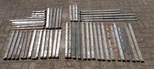 partij duimhengscharnieren, Doe-het-zelf en Verbouw, Hang- en Sluitwerk, Gebruikt, Scharnier, Rvs, Ophalen