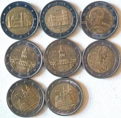 Speciale 2-euro munten Duitsland 2014-2021, Postzegels en Munten, Munten | Europa | Euromunten, Losse munt, 2 euro, Duitsland