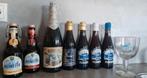9-delige Floreffe abdijbier set – oude flessen + glazen, Verzamelen, Biermerken, Ophalen of Verzenden, Gebruikt, Flesje(s), Overige merken
