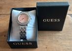 Guess dameshorloges met strass, Ophalen of Verzenden, Zo goed als nieuw, Goud, Met strass