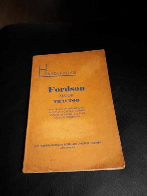 FORDSON MAJOR  E27N INSTRUCTIEBOEK, Boeken, Catalogussen en Folders, Zo goed als nieuw, Catalogus, Ophalen of Verzenden