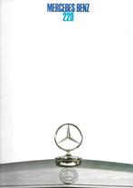 Mercedes Benz 220 brochure 1968 benzine, Ophalen of Verzenden