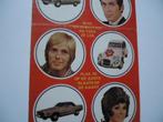 sticker oud Jaren 70 zegels stickers 6 stuks vintage eend 2c, Verzamelen, Stickers, Verzenden, Zo goed als nieuw, Bedrijf of Vereniging