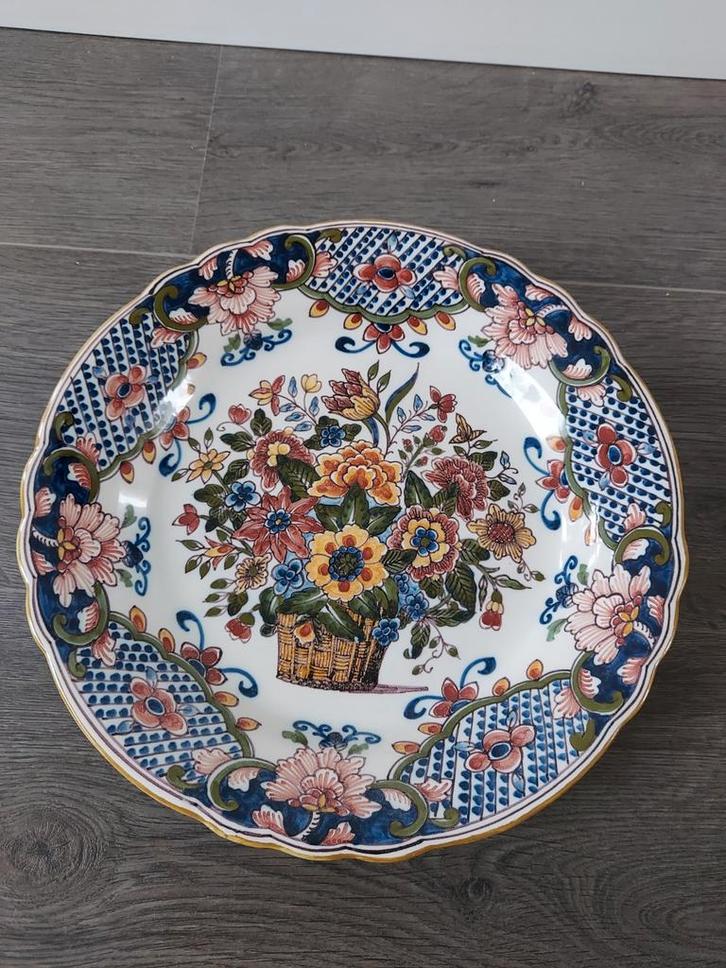 Makkum Tichelaar Wandbord Nr. 706 - 28cm, Antiek en Kunst, Antiek | Wandborden en Tegels, Ophalen of Verzenden