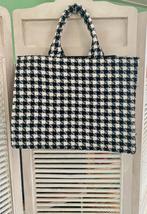 Nieuwe Tweed Tas - Zwart Wit Geruit, Ophalen of Verzenden, Nieuw, Zwart, Handtas