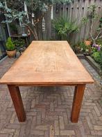 Eettafel Teak, degelijke, zware kwaliteit 200x100x 78, Huis en Inrichting, Tafels | Eettafels, Ophalen, Gebruikt, Teakhout, 200 cm of meer