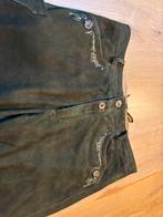 Lederhose Lang - Traditioneel & Stijlvol, Kleding | Heren, Ophalen of Verzenden, Zo goed als nieuw, Maat 52/54 (L), Groen