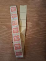 Plus pannenzegels, Plus, Ophalen