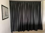 Zwarte satijn Hotel chick verduisterend gordijnen op maat, Huis en Inrichting, Hotel chick, verduisterrnd, modern, wave plooi