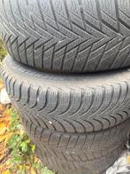 Winterbanden 185/60 R15 Polo 5x100 VWWieldoppen en 5x108 set, Auto-onderdelen, Banden en Velgen, Gebruikt, 15 inch, Band(en), Personenwagen