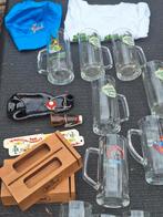 Grolsch 11 pullen kan glazen spatels kan hoed shirt, Verzamelen, Biermerken, Ophalen, Gebruikt, Glas of Glazen, Grolsch
