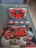 Lego 8375, Racers, Ferrari, Ferrari F1 Pit Set., Kinderen en Baby's, Speelgoed | Duplo en Lego, Ophalen of Verzenden, Lego, Zo goed als nieuw