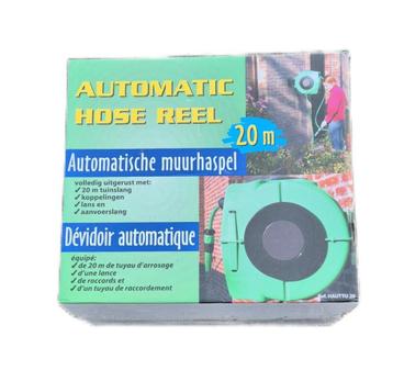 Tuinslang haspel met muurbeugel - 1/2" x 20mtr beschikbaar voor biedingen