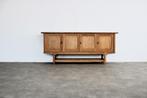 brutalist dressoir | eiken | sideboard | jaren 60 | Deens, Gebruikt, ., 150 tot 200 cm, Eikenhout