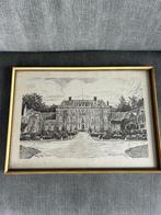 Pentekening Jan Wilmink Slot Zeist, Antiek en Kunst, Ophalen of Verzenden