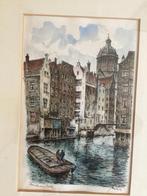 Aquarel Basiliek van de heilige Sint Nicolaas, Antiek en Kunst, Ophalen