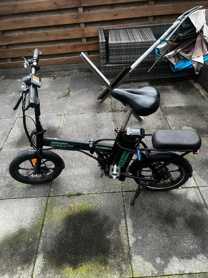 Hitway Vouwfiets - Nieuwe Banden!  Slechte remmen, Fietsen en Brommers, Elektrische fietsen, Gebruikt, Overige merken, Minder dan 47 cm