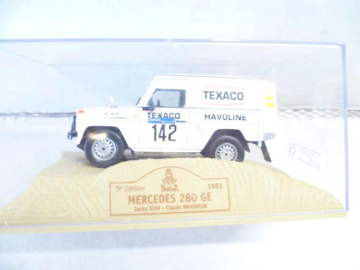 Norev Mercedes 280GE Texaco Dakar Jacky ICKX Claude Brasseur, Hobby en Vrije tijd, Modelauto's | 1:43, Nieuw, Auto, Norev, Ophalen of Verzenden