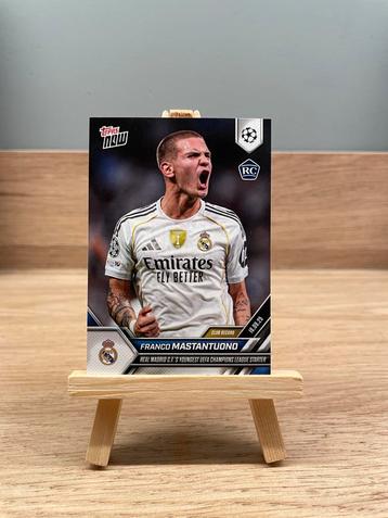 Topps Now 2025 Franco Mastantuono Rookie beschikbaar voor biedingen