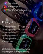 Verhuur silent disco koptelefoons, Ophalen