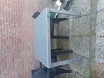 Grijze tuintafel, Tuin en Terras, Ophalen, Gebruikt, Vierkant, Metaal