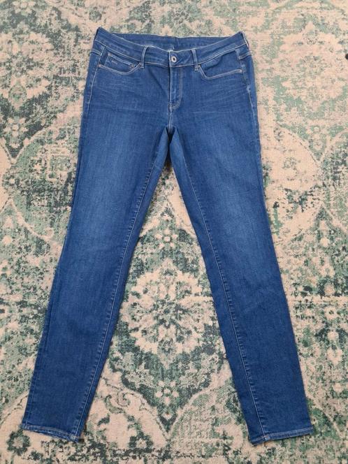 G-star raw 3301 contour high skinny W32 L32 WMN Tulsi3232, Kleding | Dames, Spijkerbroeken en Jeans, Zo goed als nieuw, W30 - W32 (confectie 38/40)