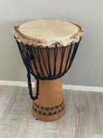 Djembé handtrommel (hout), Muziek en Instrumenten, Percussie, Ophalen, Gebruikt, Trommel