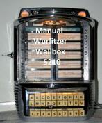 Boekwerk Manual Handleiding wallbox 5210, Verzamelen, Ophalen of Verzenden, 1950 tot 1960, Seeburg