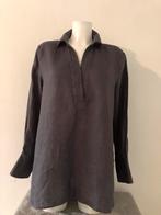 Linnen Repeat blouse maat 38-40 loose fit, Verzenden, Nieuw, Grijs, Maat 38/40 (M)