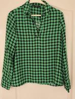 VERO MODA Blouse - Groen/Zwart - Maat M zgan, Maat 38/40 (M), VERO MODA, Ophalen of Verzenden, Zo goed als nieuw