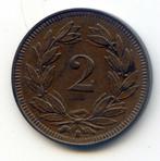 Zwitserland 2 Rappen 1912, Ophalen of Verzenden, Overige landen