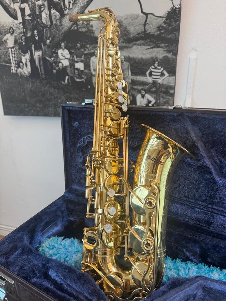 Yamaha YAS-62 Altsaxofoon, Muziek en Instrumenten, Blaasinstrumenten | Trombones, Gebruikt, Alt, Met koffer, Ophalen of Verzenden