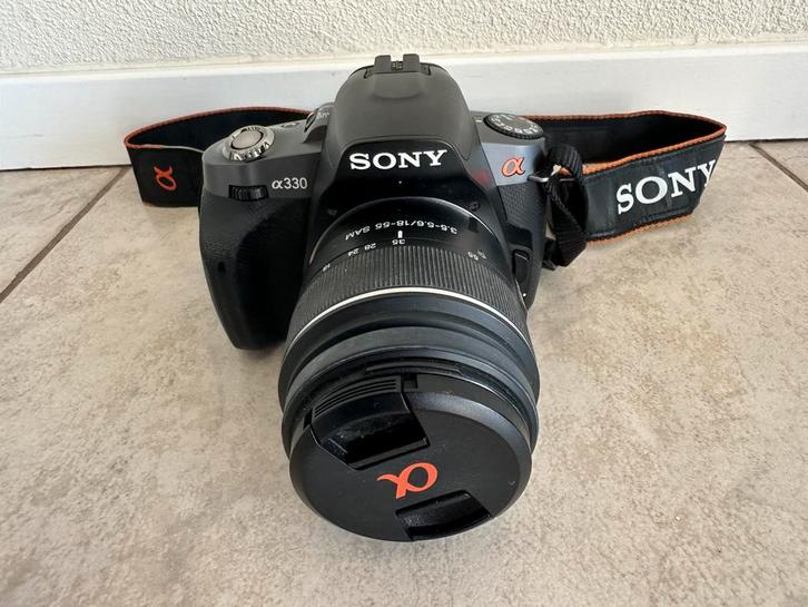 digitale spiegelreflexcamera Sony A330 10.2pix 2x lens + tas, Audio, Tv en Foto, Fotocamera's Digitaal, Gebruikt, Spiegelreflex
