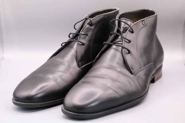 Van Bommel maat 40 | zwart leer | Sella 03.05, Kleding | Heren, Schoenen, Zo goed als nieuw, Veterschoenen, Zwart, Ophalen of Verzenden