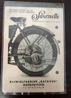 Saxonette drukwerk via Rijwielfabriek “Batavus” Heerenveen, Ophalen, 1920 tot 1940, Ongelopen, Voertuig