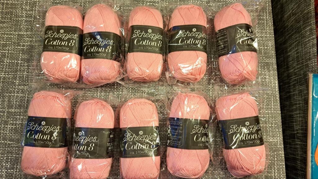 Scheepjes Cotton 8 - Katoengaren 50g, Ophalen of Verzenden, Nieuw, Breien of Haken, Wol of Garen
