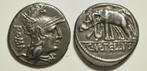Romeinse Republiek - 125 BC - C Caecilius Metellus Caprarius, Ophalen of Verzenden, Italië, Losse munt