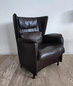 Zeer comfortabele leren DeSede fauteuil, bruin of blauw, Ophalen, Gebruikt, Bruin, 50 tot 100 cm