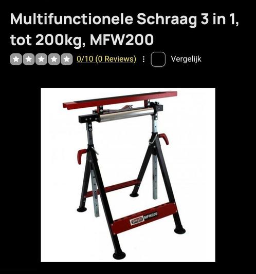 Lumberjack schraag multi functioneel 3 in 1, Doe-het-zelf en Verbouw, Werkbanken, Zo goed als nieuw, Ophalen