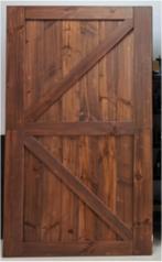 UITVERKOOP OP=OP! Bruine houten deur – 2150x950x35 mm, Ophalen of Verzenden, Nieuw