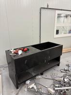 kunststof spoelbak, Ophalen, Gebruikt, 75 cm of meer, Zwart