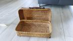 rieten mand, Ophalen, Gebruikt, Rechthoekig, Riet